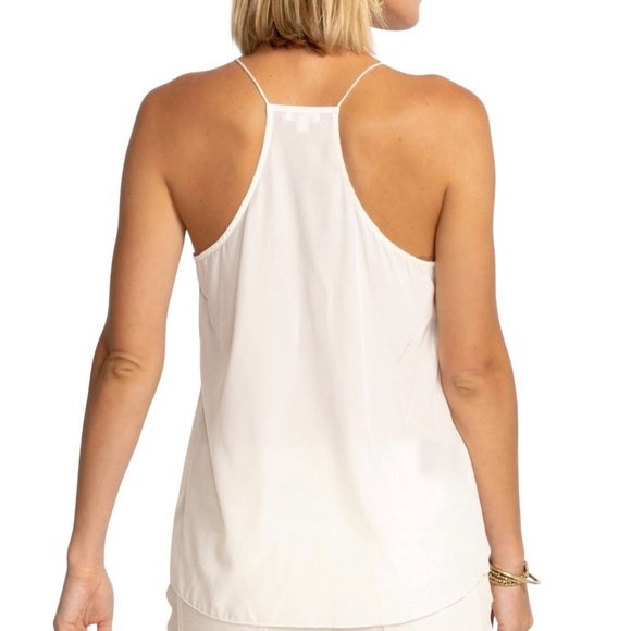 Johnny Was Elegant Silk Blend Edie Cami Top Cream NWT XL Camisole - Picture 4 of 13